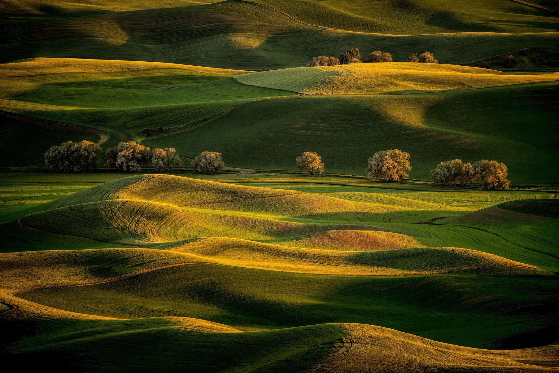 tumulo mattina colline