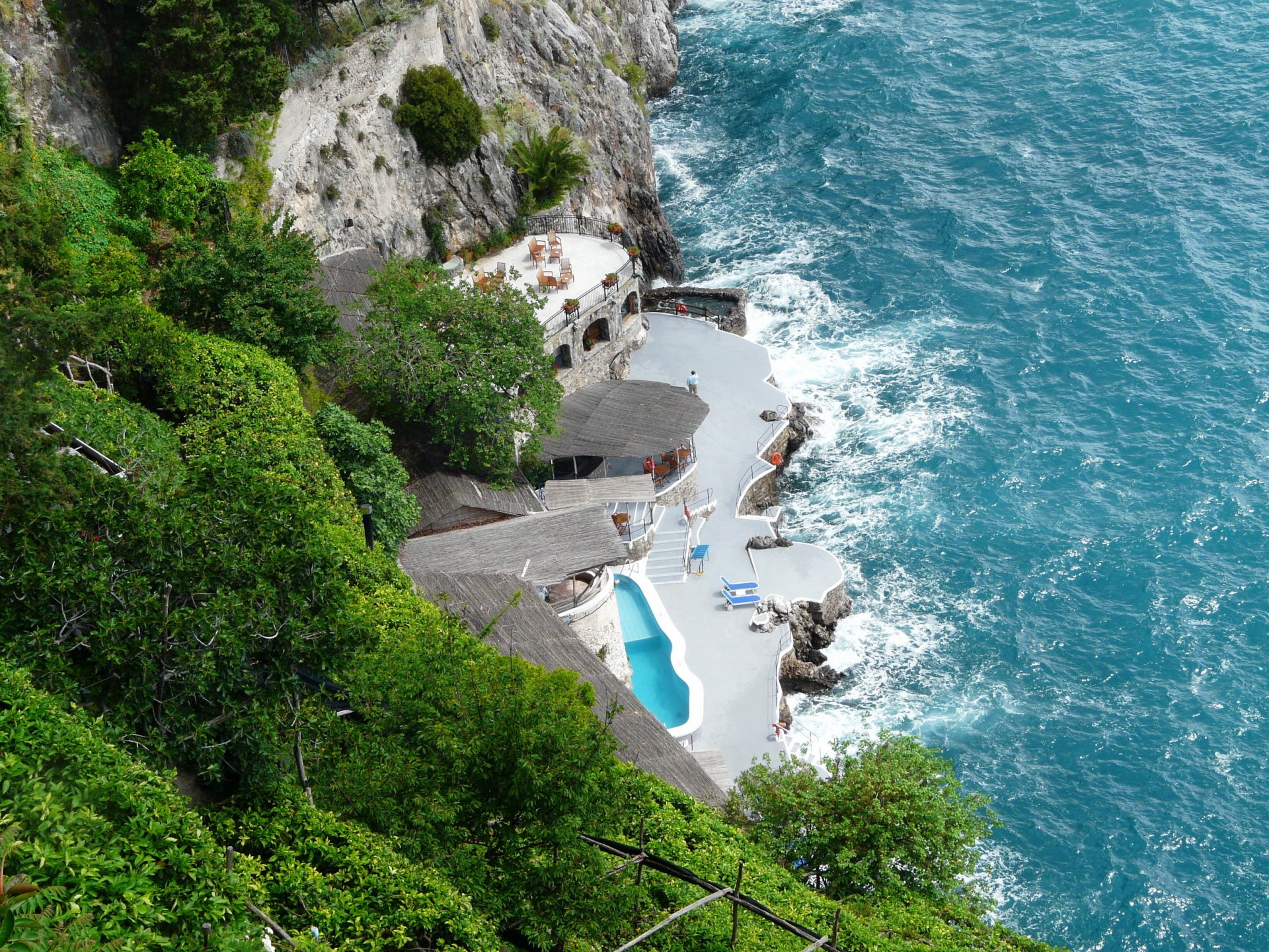 costa italia mar amalfi arriba naturaleza foto