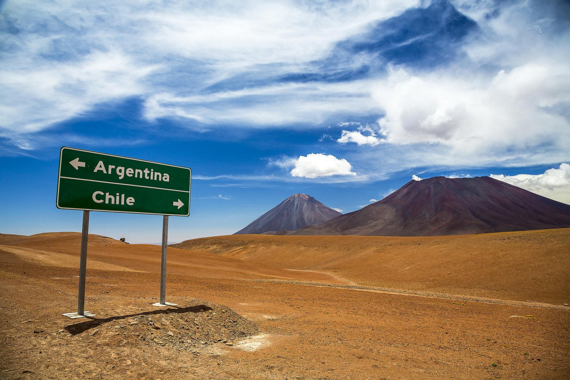 andes montagnes pointeur argentine chili