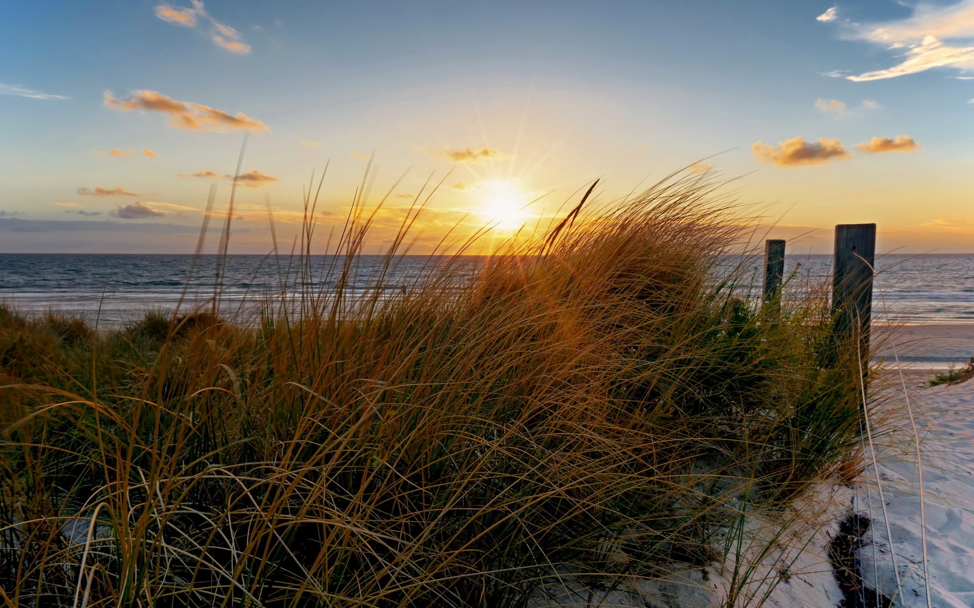 tramonto mare spiaggia paesaggio