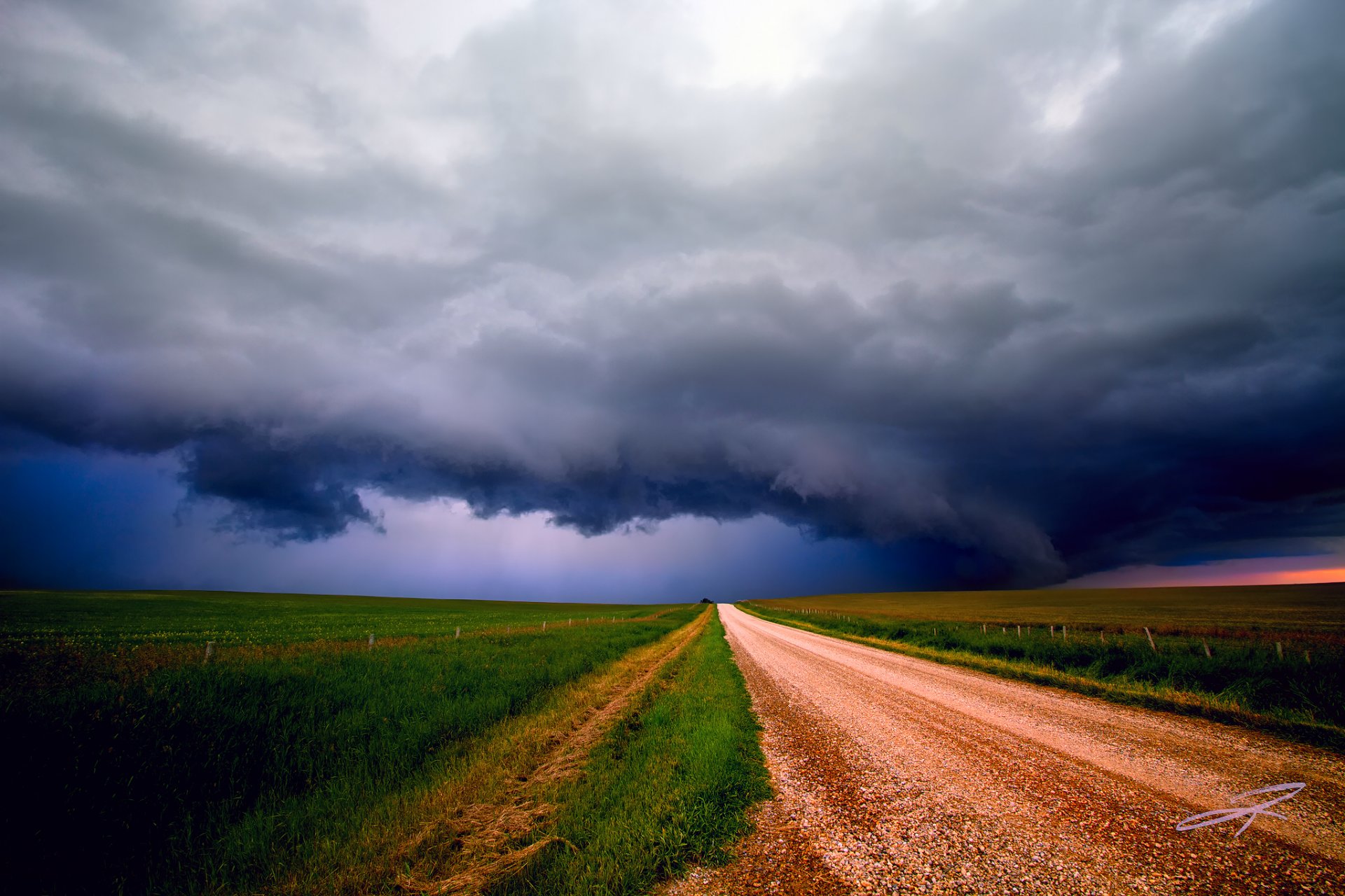 canada albert clouds sky storm of the field road primer