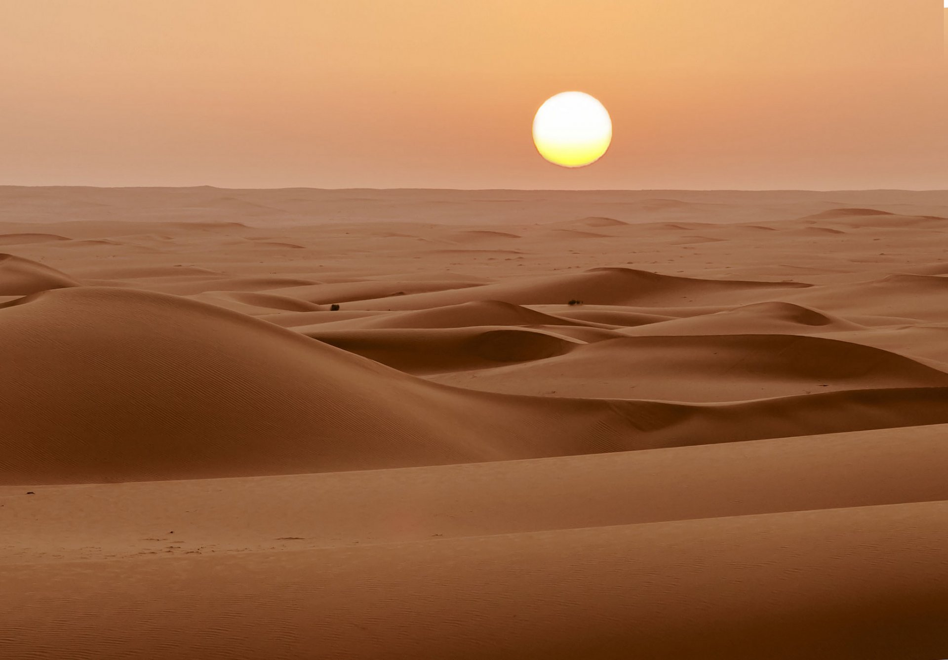 wüste sand sonne horizont