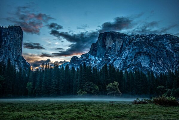 Die Felsen des Yosemite Nationalparks, Kalifornien