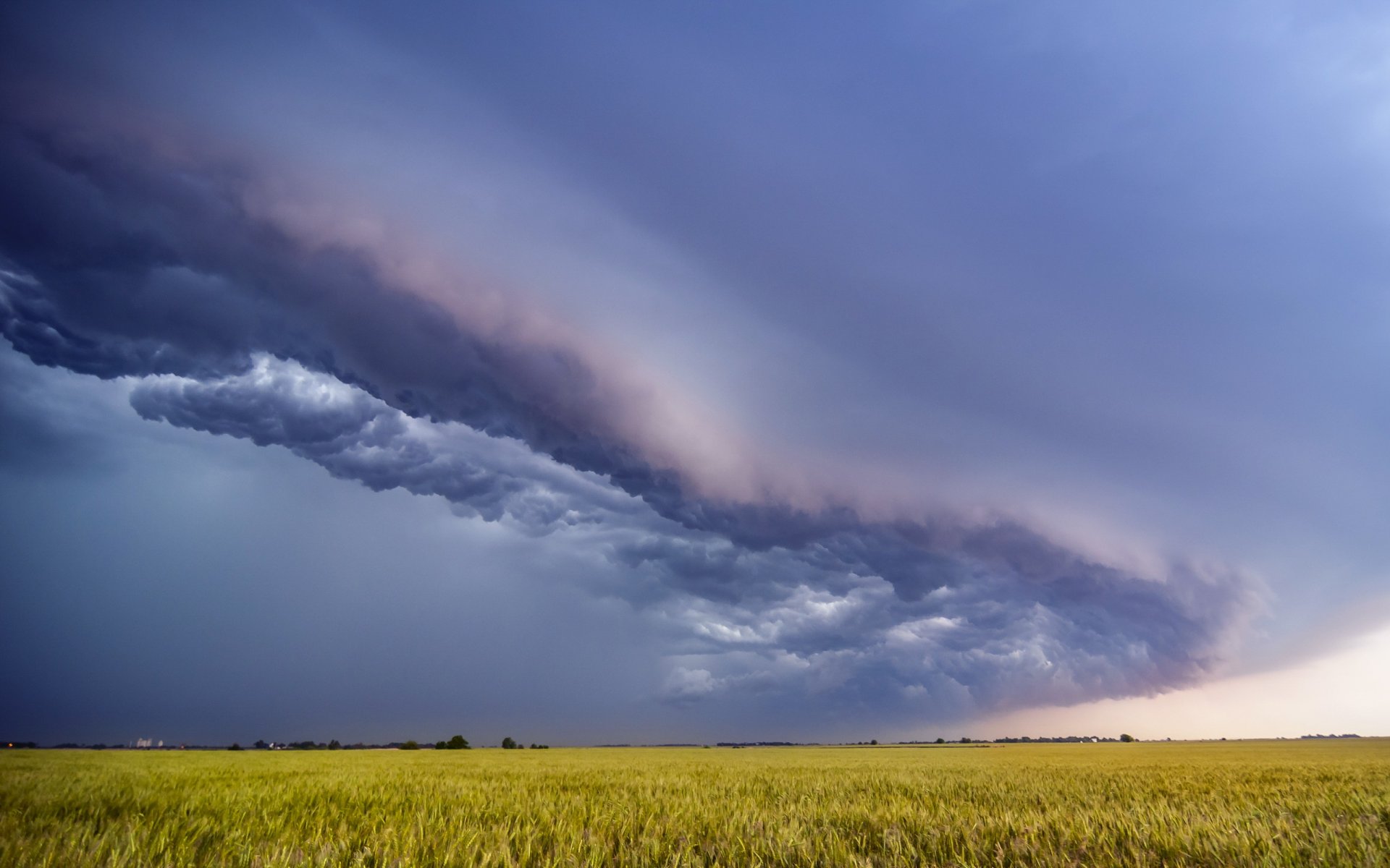 feld himmel sommer landschaft