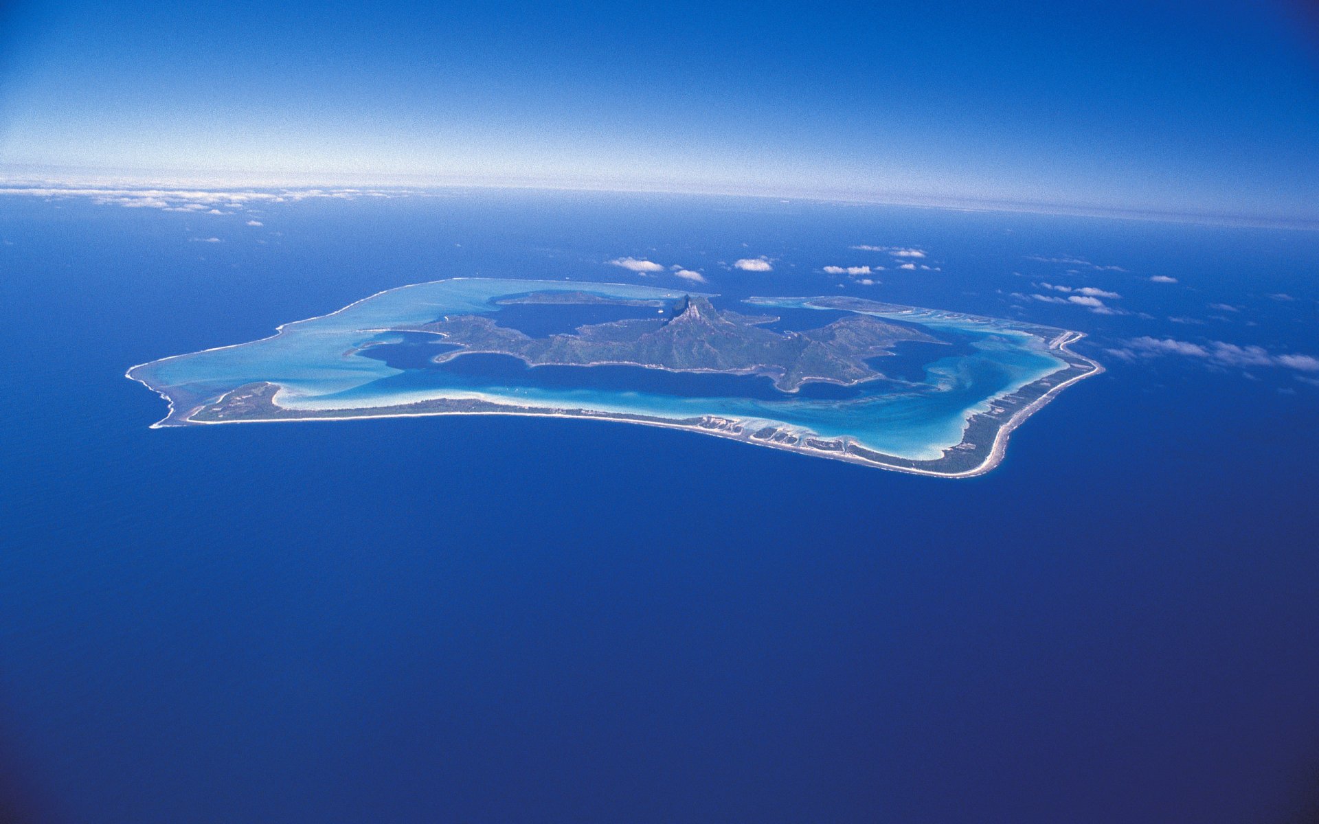 fliegen himmel meer insel horizont berg hintergrundbilder