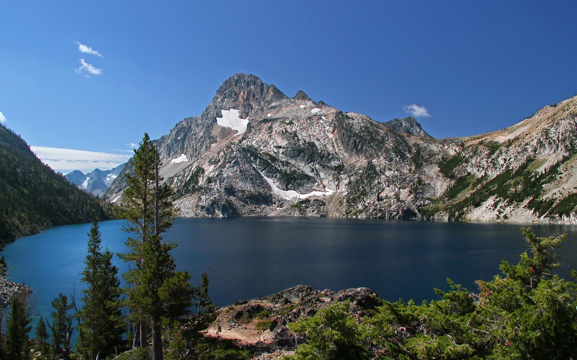 lago de diente de sierra monte regan idaho lago de montaña montañas