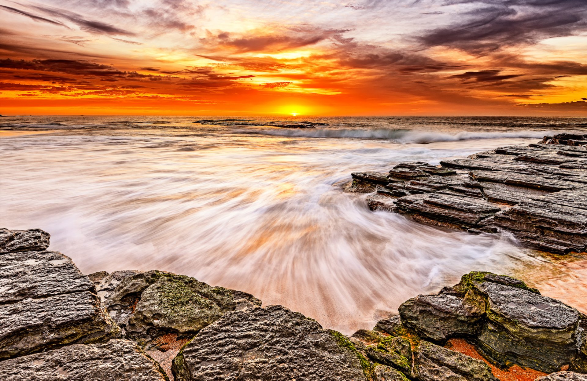 naturaleza paisaje cielo puesta de sol playa mar océano sol arena amanecer