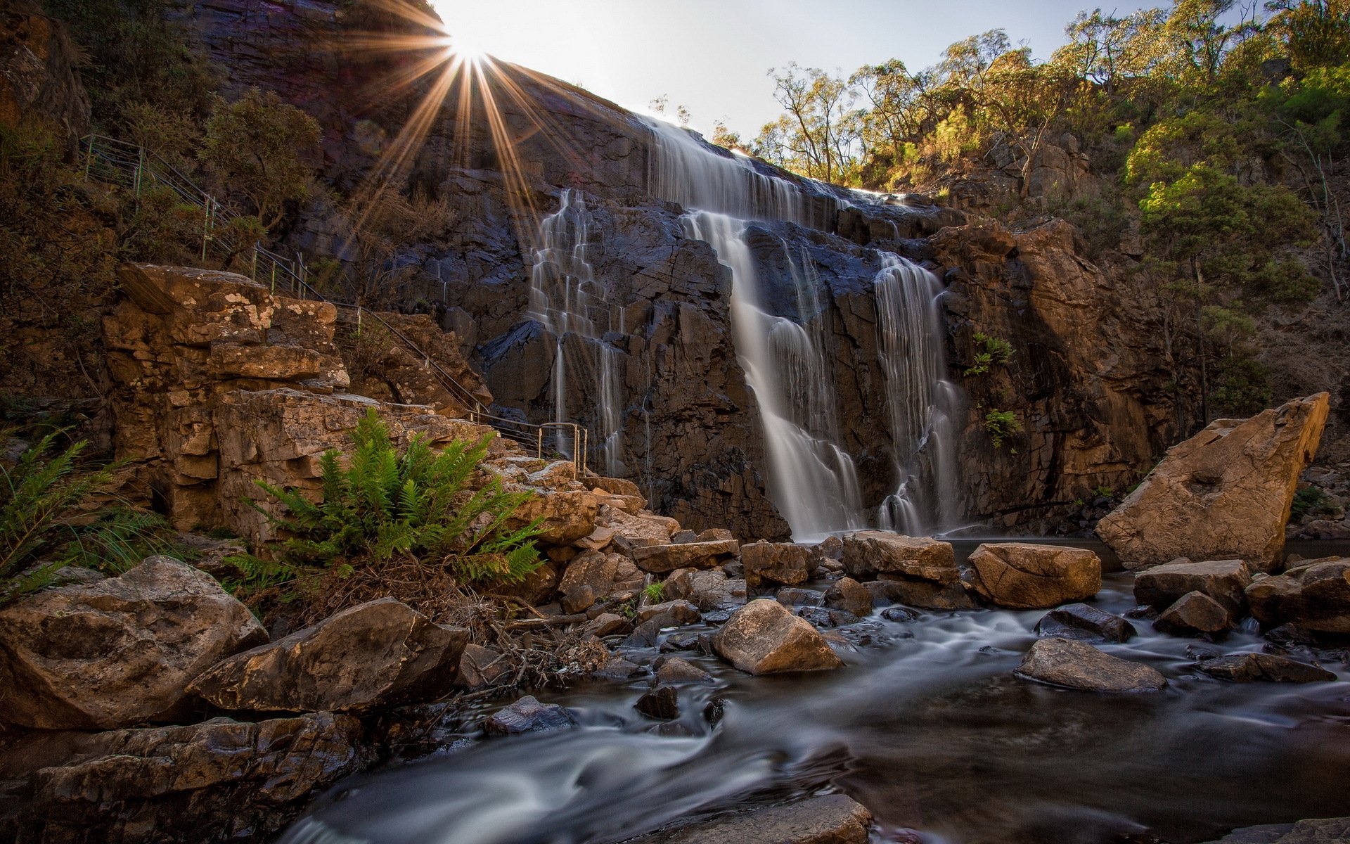 mckenzies fallen grampians nationalpark wasserfall landschaft