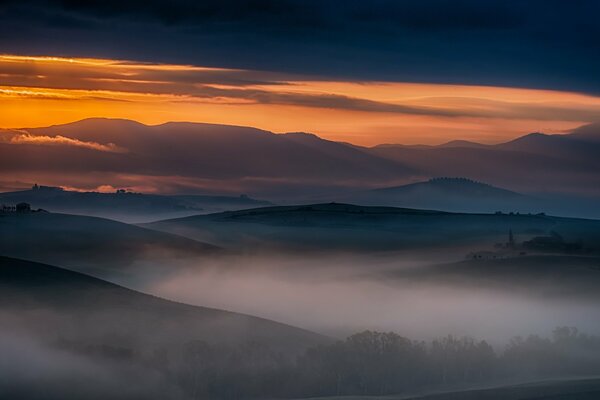 Landschaft san Quirico Toskana Natur