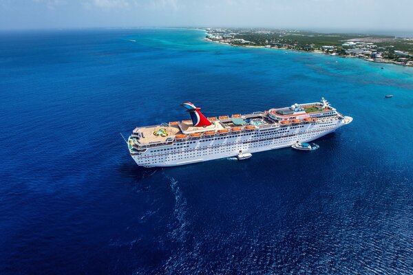 Sea Coast Motorschiff Himmel