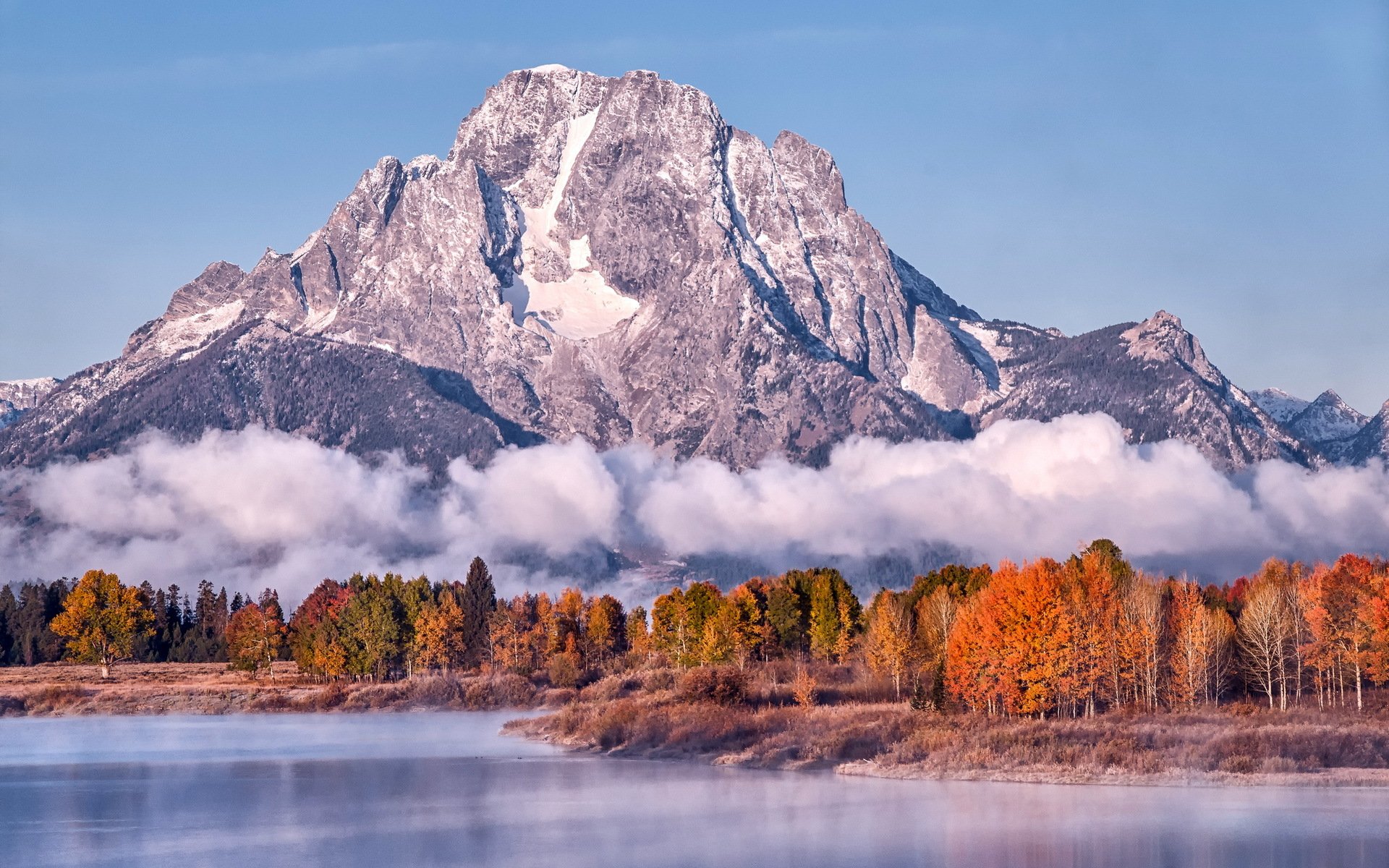 lac montagnes paysage