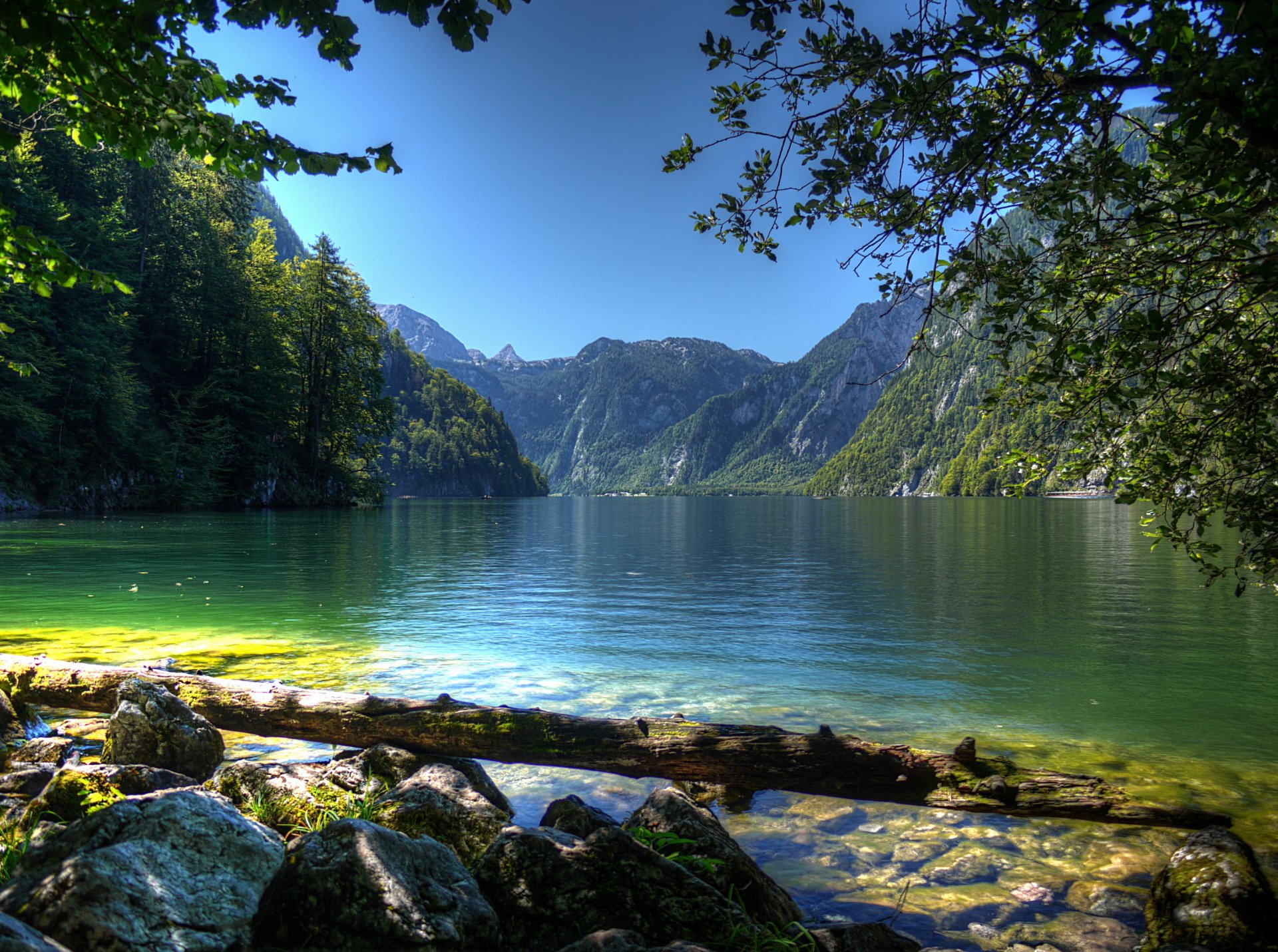 fluss deutschland wasser landschaft berchtesgaden bayern natur foto