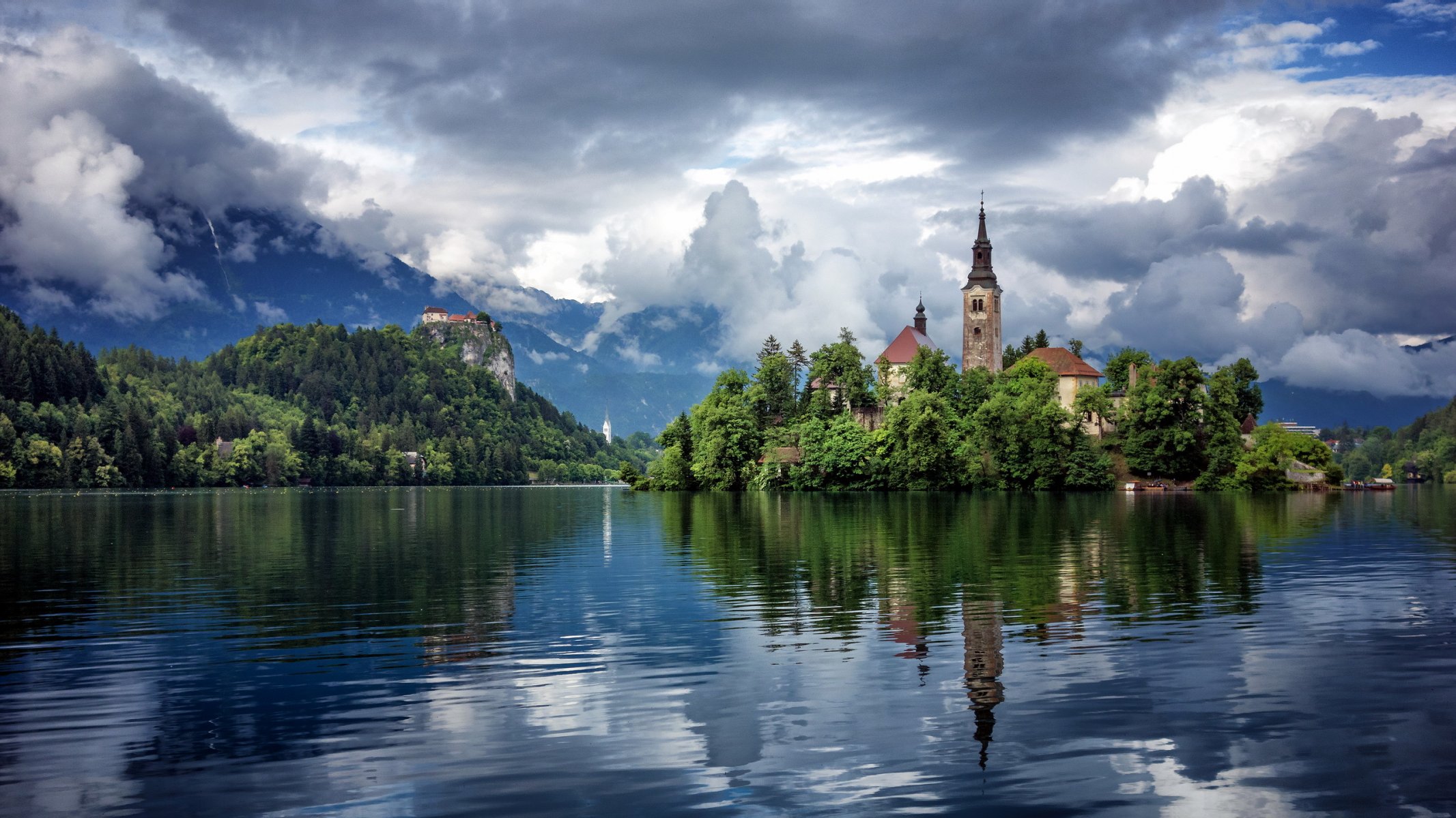 lago di bled slovenia natura