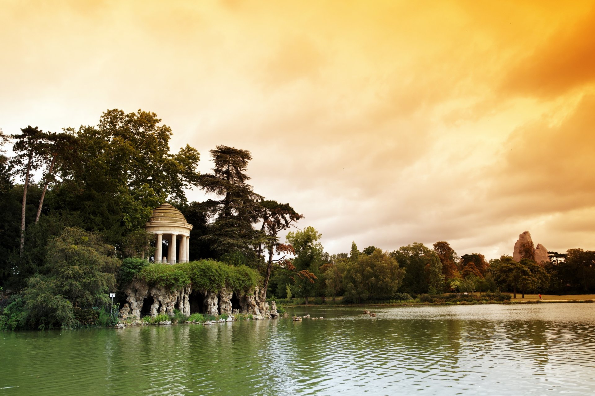 vincennes foresta di vincennes parigi francia parco rotonda natura lago