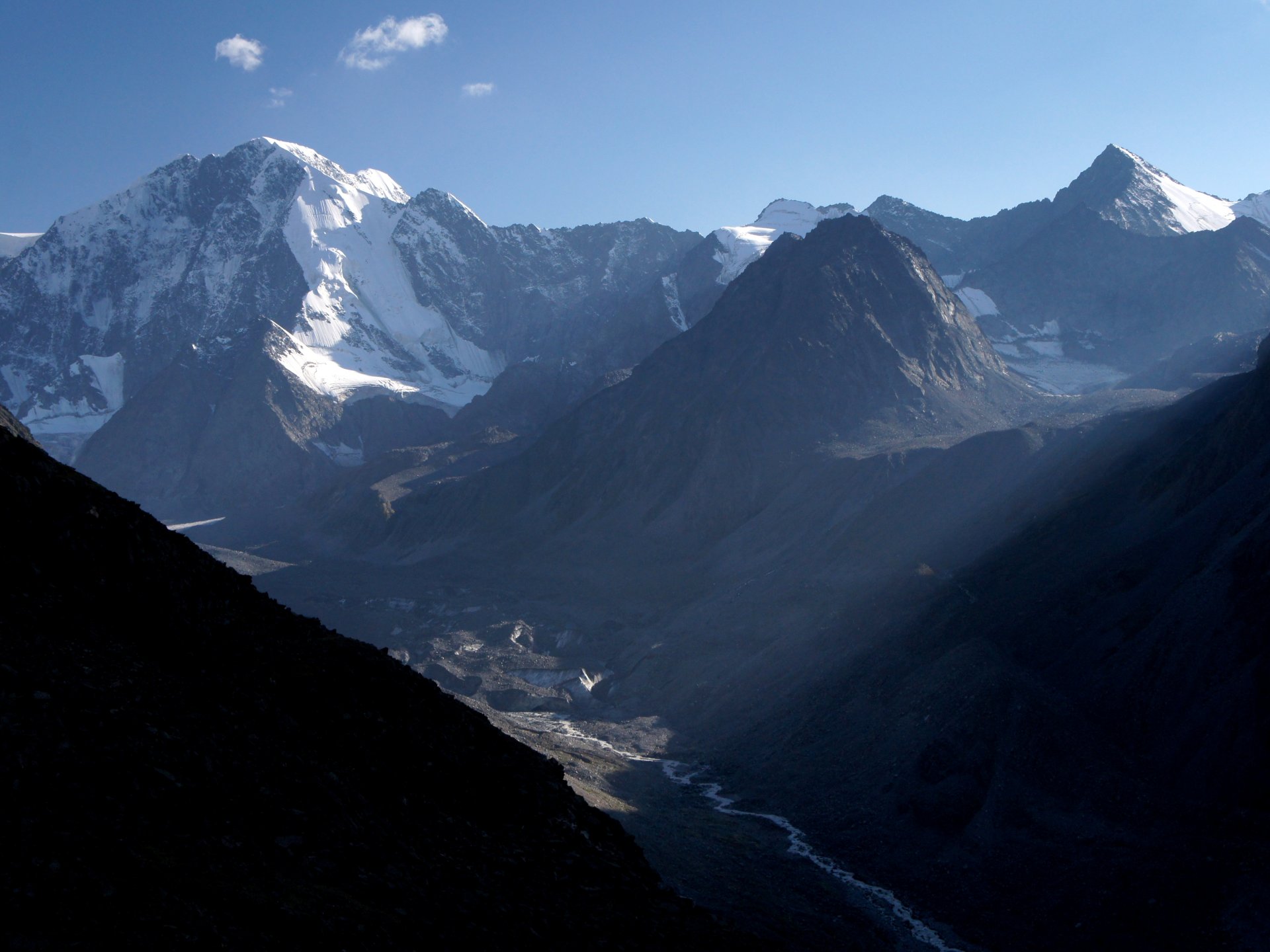 berge gletscher altai-gebirge belucha-gebirge katun-gebirge