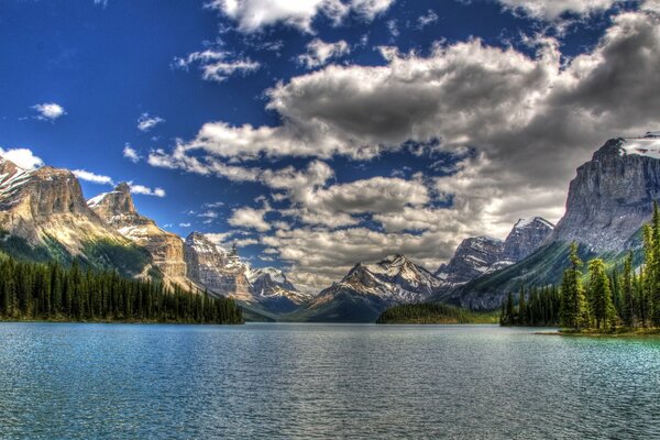 Mer et montagnes dans le parc National