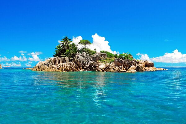 A fantastic island in the Seychelles