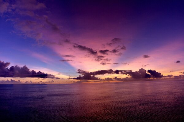 Pacific Ocean Sunset Water