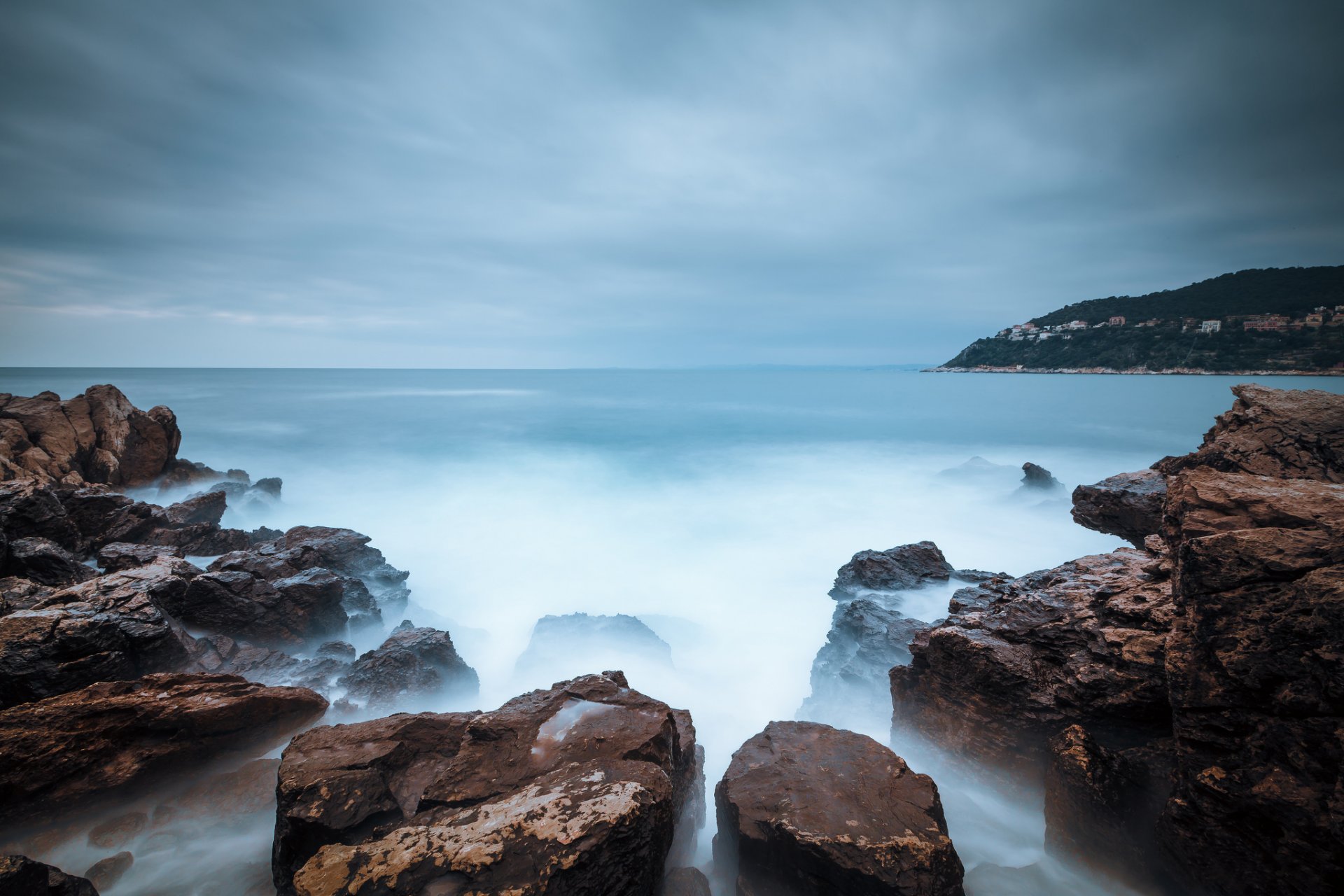 ea beach stones rock cloud