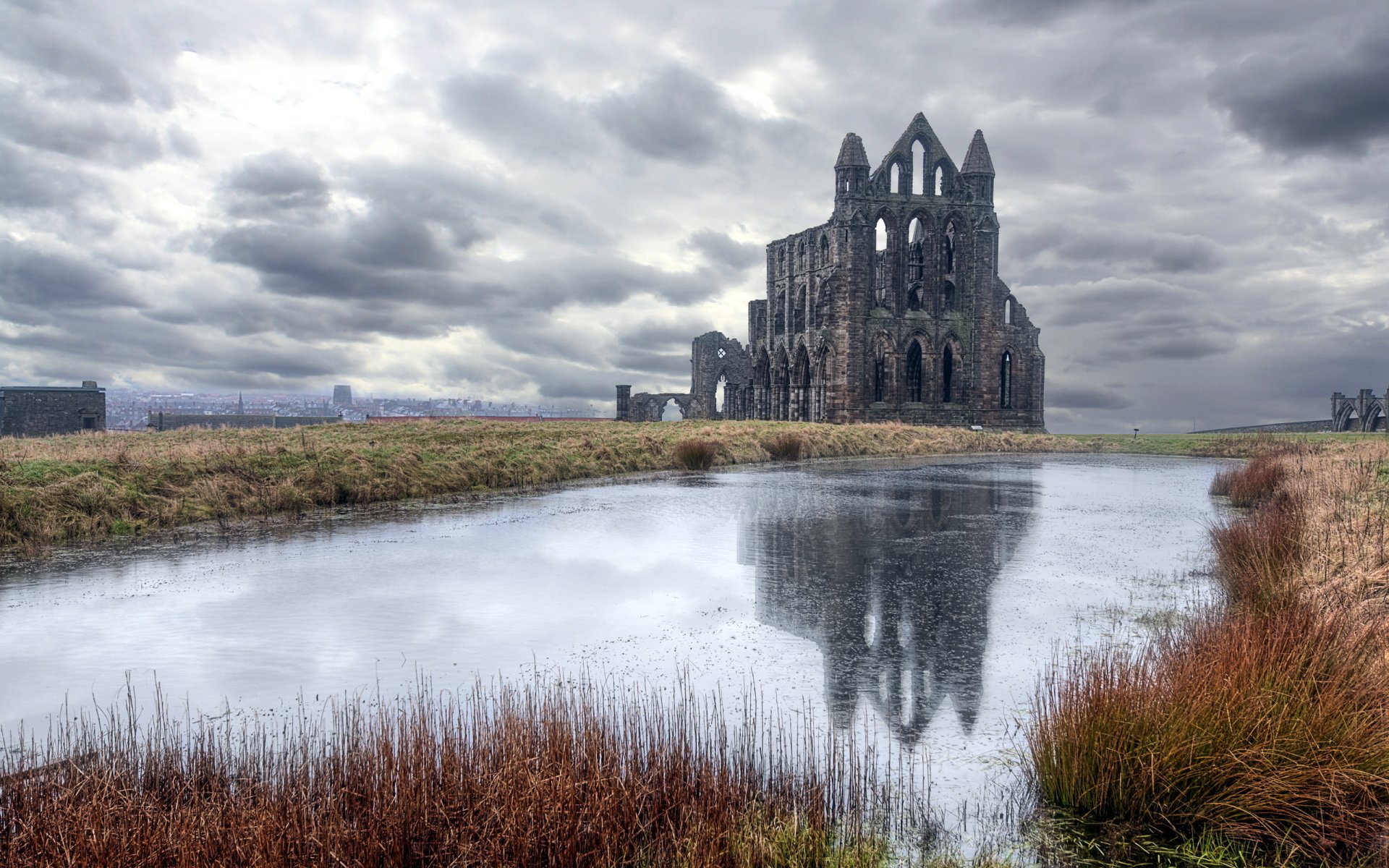 anglia whitby jezioro zamek