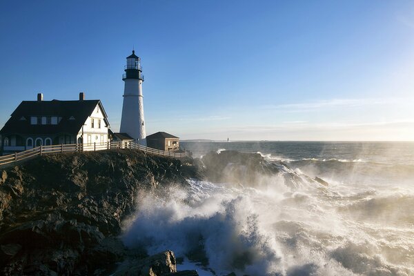 USA - Cape Elizabeth, einsame Natur