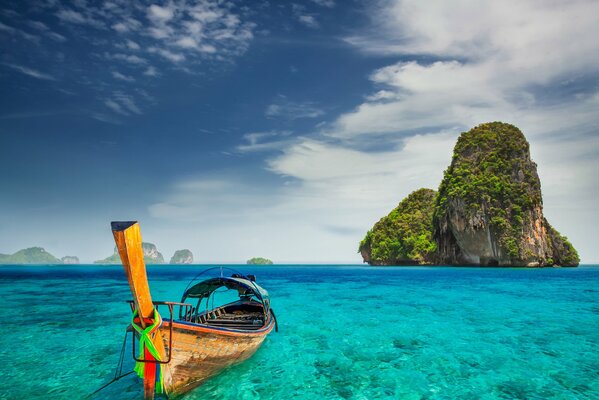 Extraordinary rock islands in Thailand