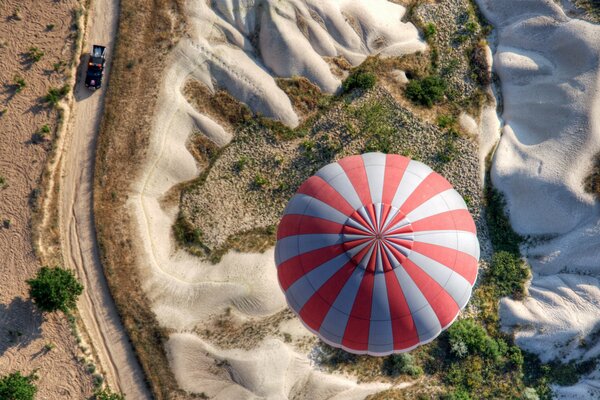 Eine interessante Erfindung , dieser Ballon