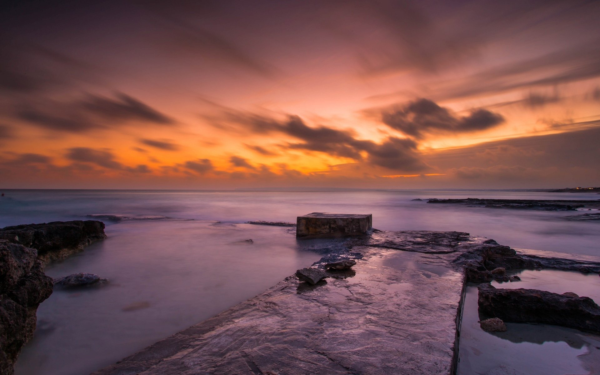 landscape nature sea river water stones sky clouds background wallpaper widescreen full screen hd wallpapers fullscreen