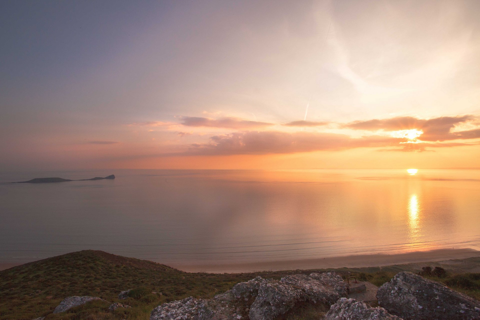 meer strand steine sonnenuntergang ruhe ruhe