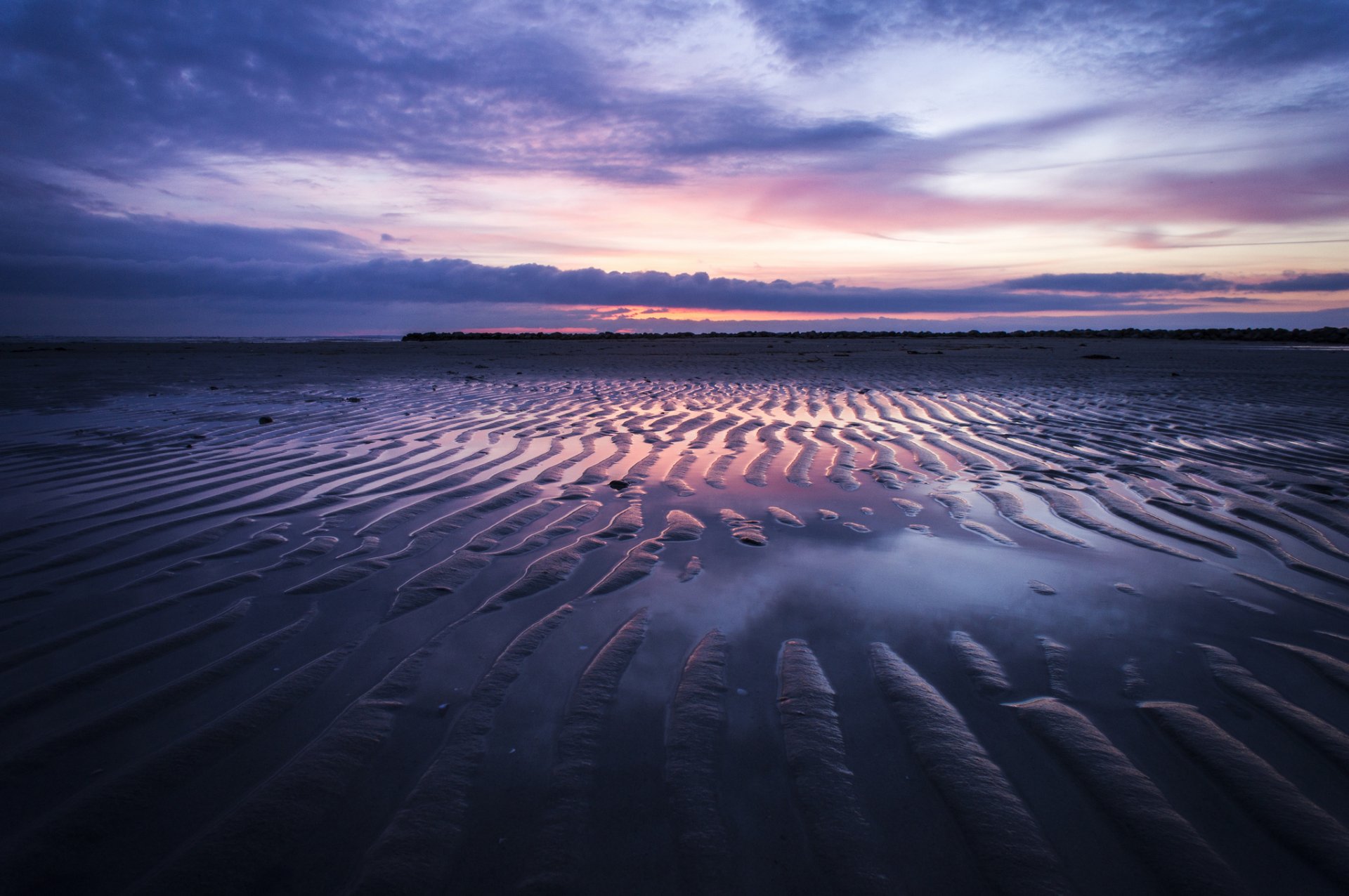 meer strand ebbe dünen abend sonnenuntergang dämmerung