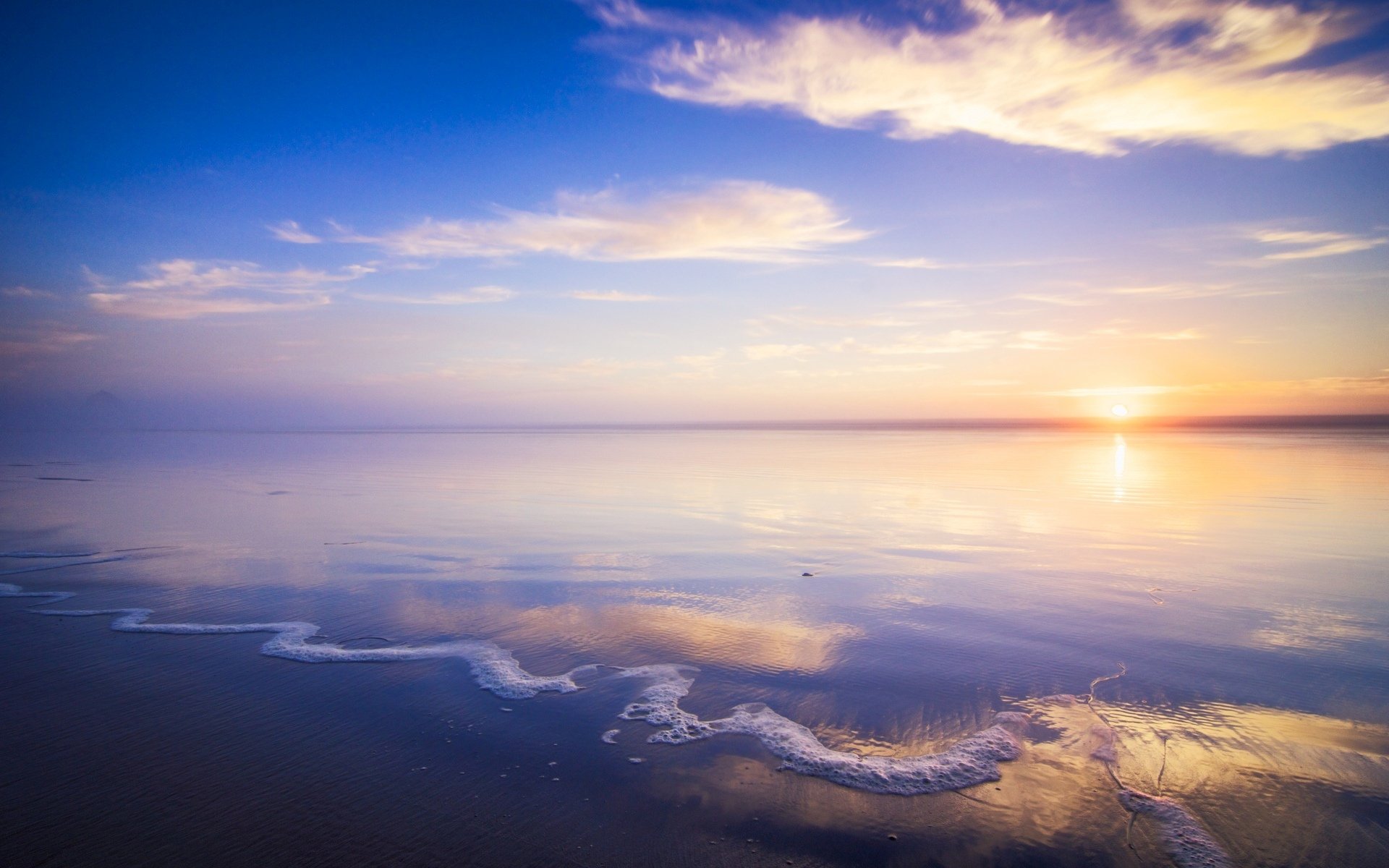 paesaggio natura mare fiume acqua oceano sole sfondo carta da parati widescreen schermo intero widescreen widescreen