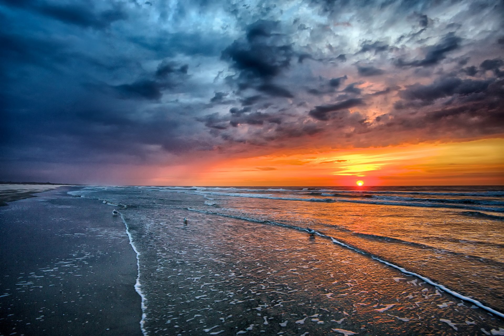 natur landschaft himmel sonnenuntergang strand meer ozean sonne sand dämmerung