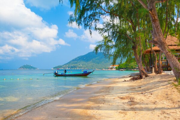 Strand in Thailand. Tropische Landschaft