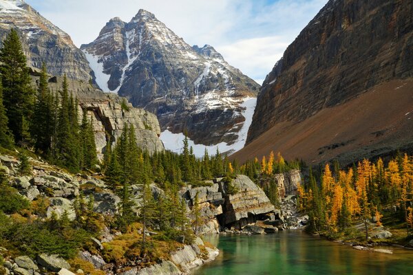 Lago o hara parque nacional Yoho