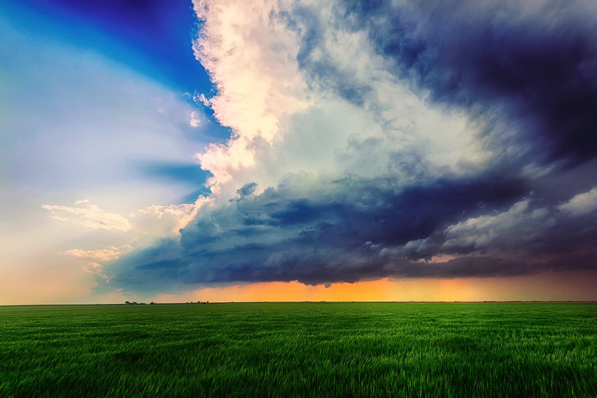 feld himmel wolken wolken sommer