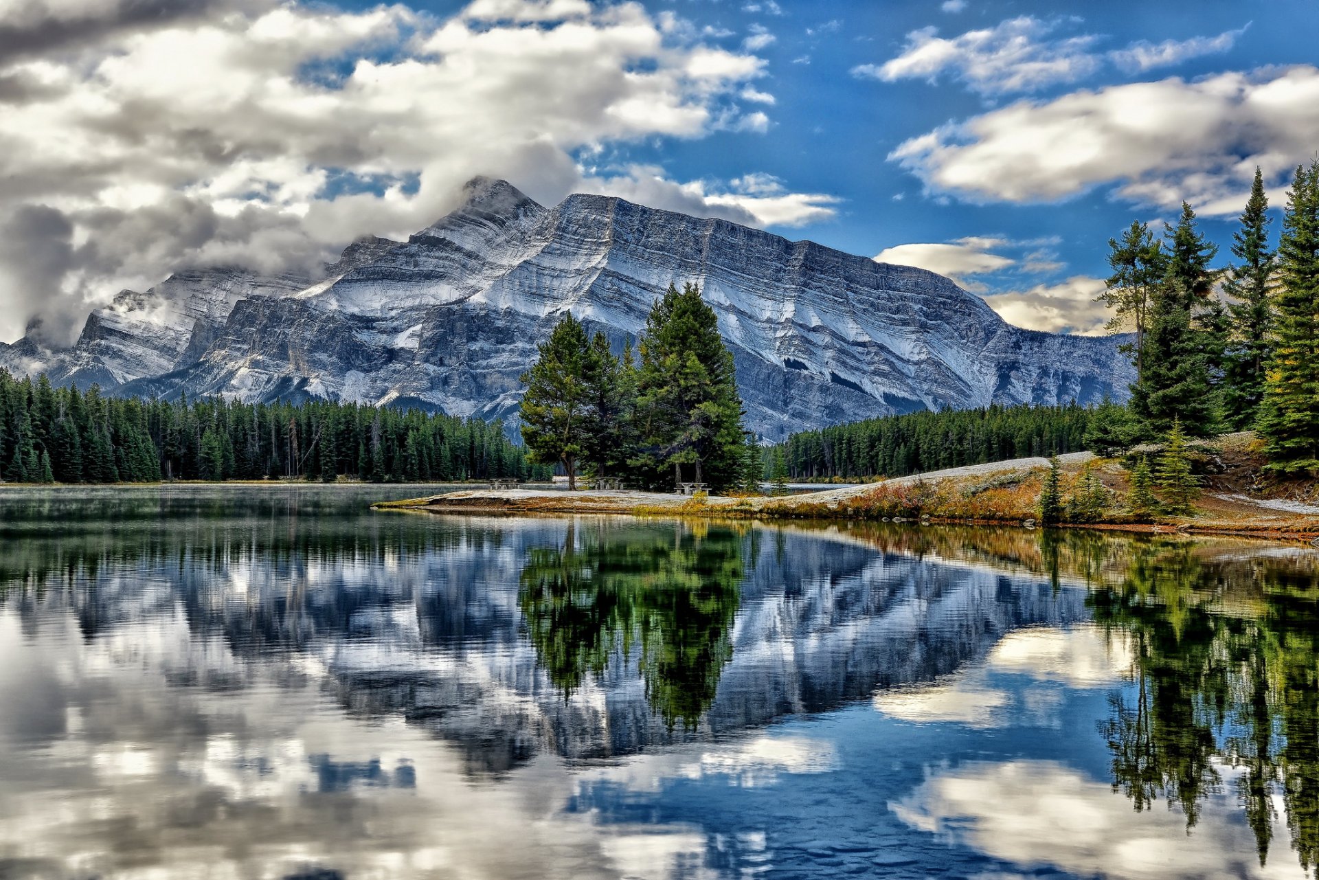 mount rundle vermillion lakes banff national park alberta canada vermillion lakes banff lake mountains reflection tree