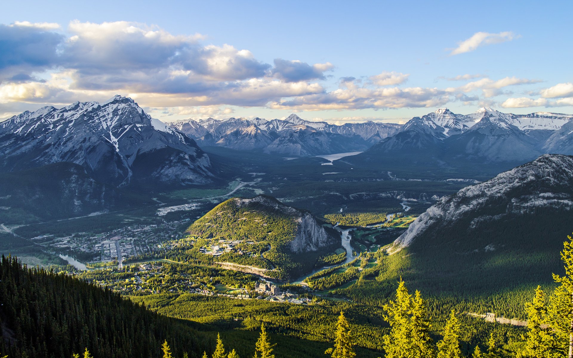 parco nazionale di banff alberta canada banff montagne