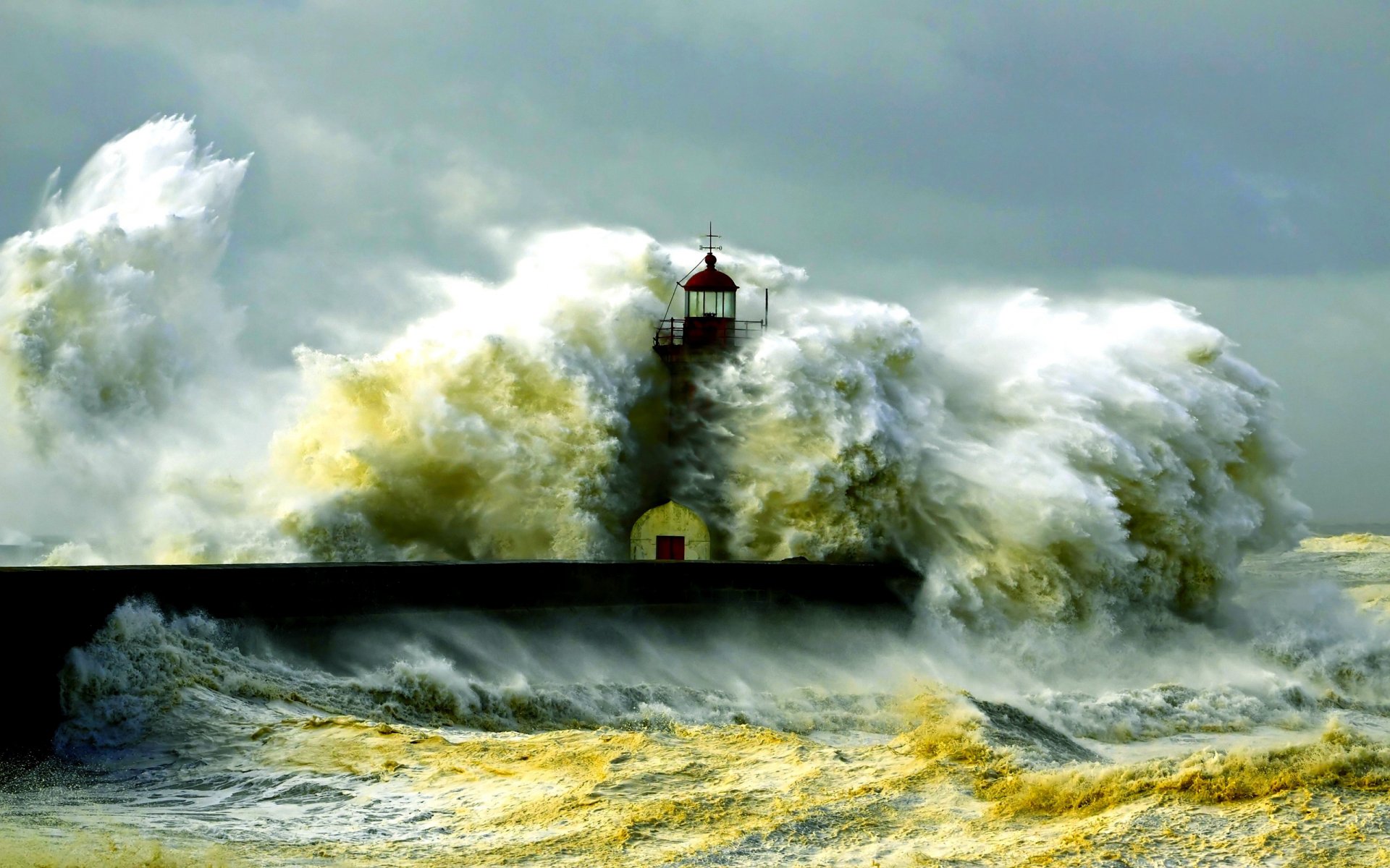 lighthouse storm waves poems foam spray