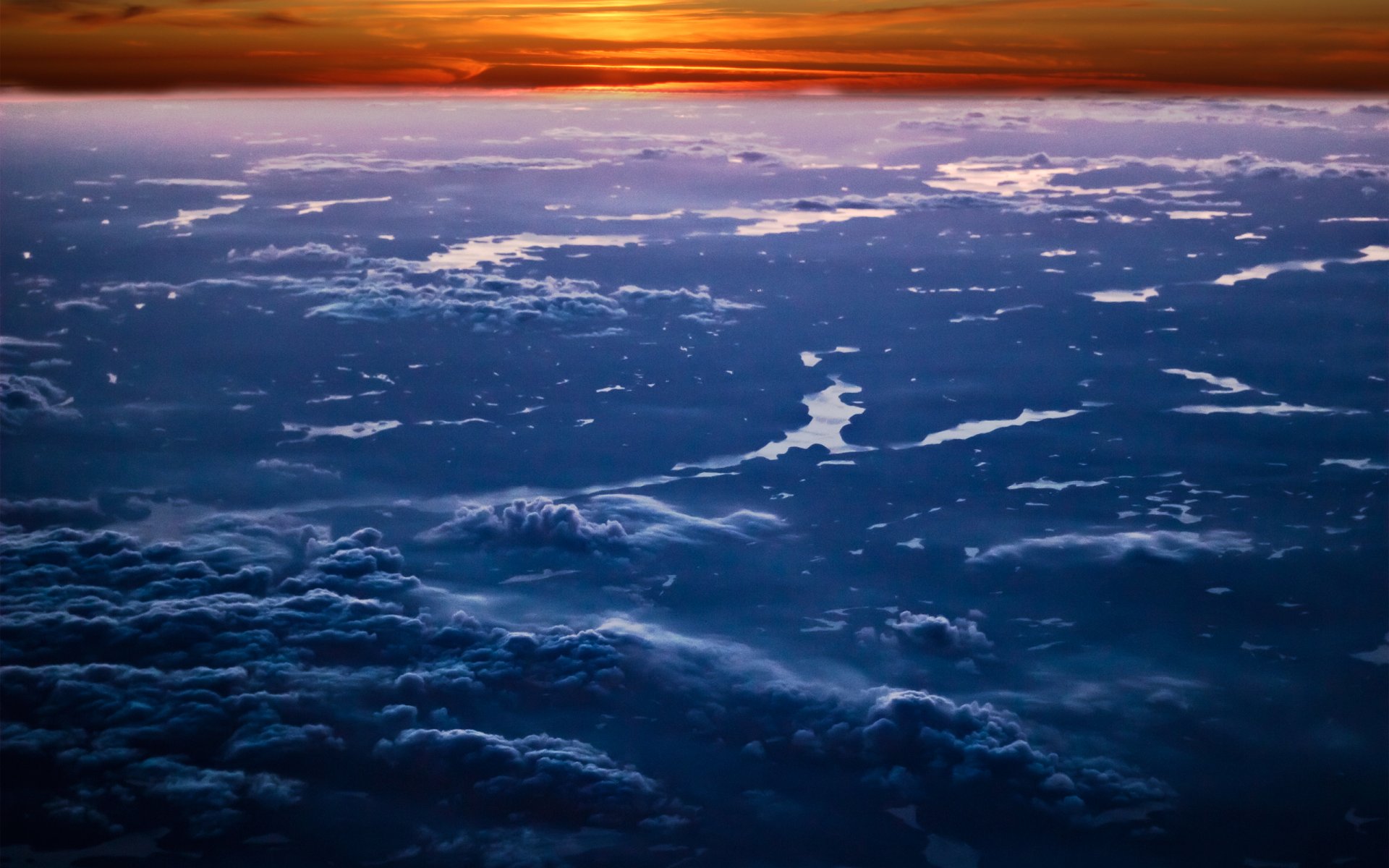 natur himmel wolken sonnenuntergang