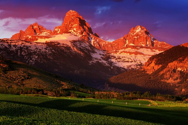 Parque nacional en junio