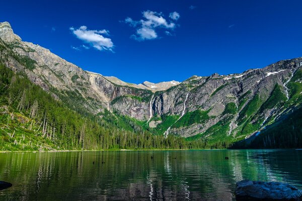 Lago natural, lago de montaña