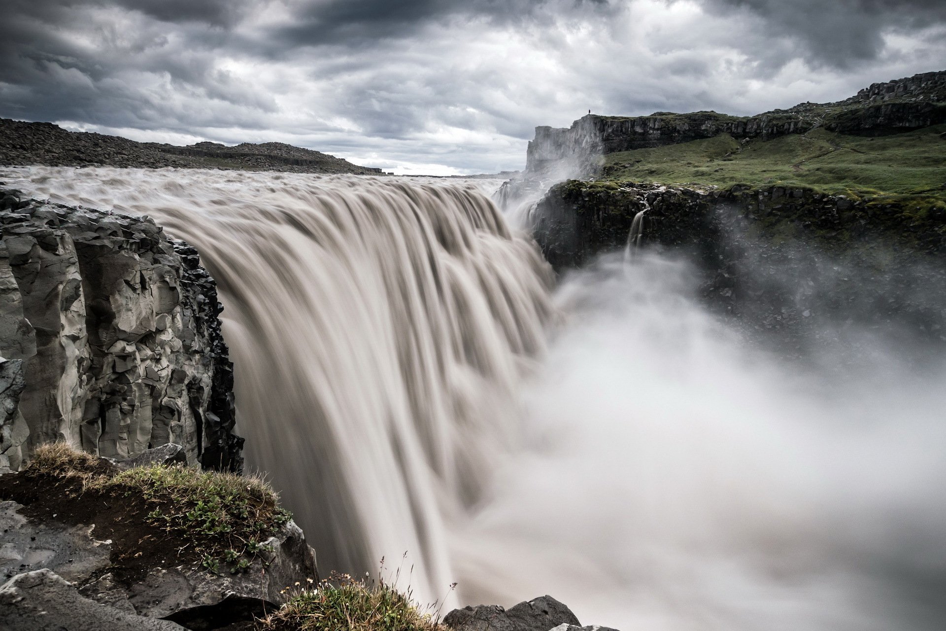 river waterfall nature landscape