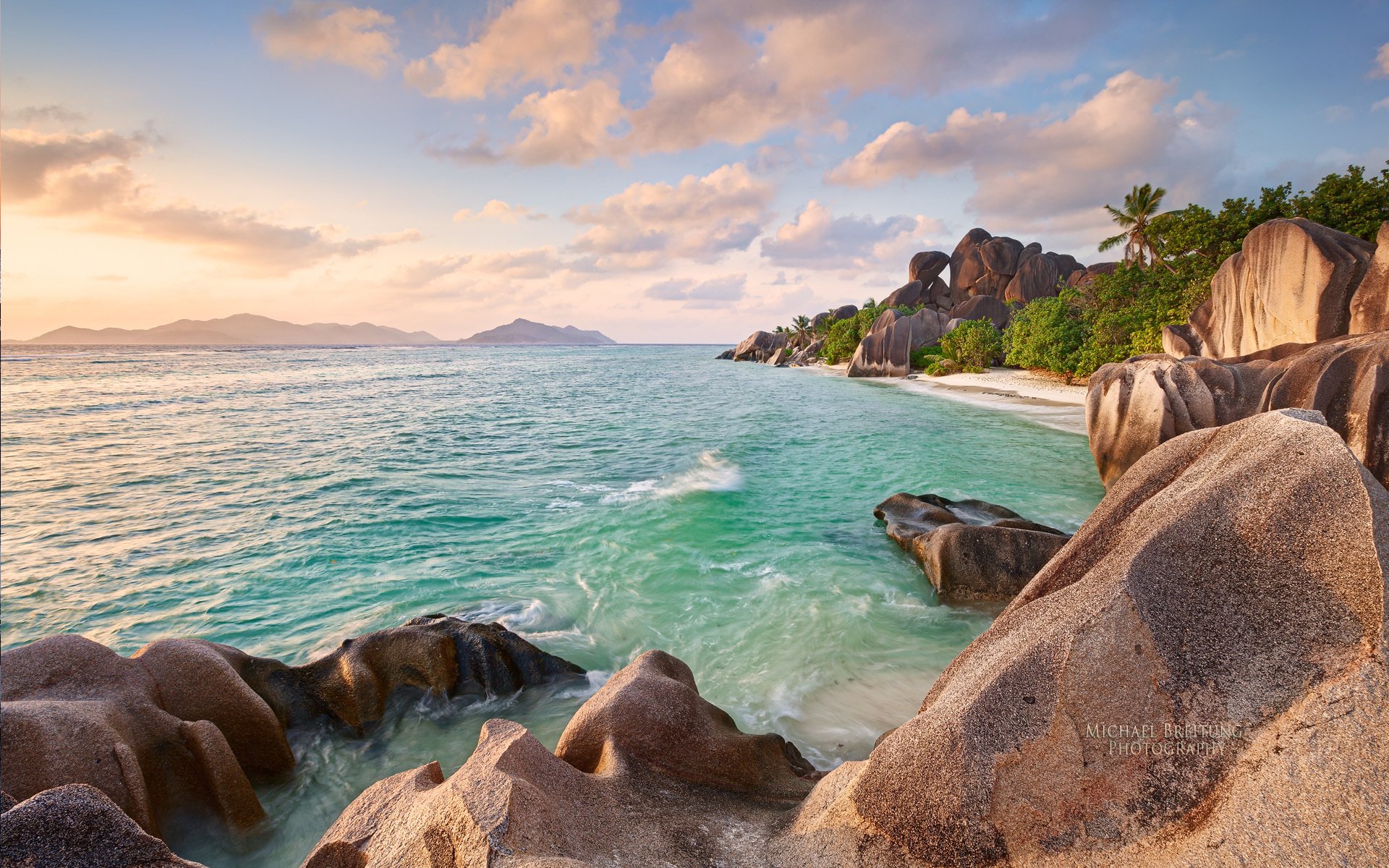 michael breitung seychelles île de la digue mer plage