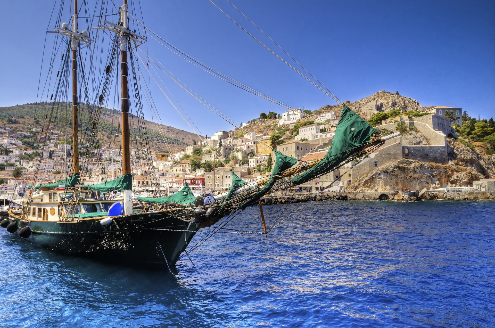 velero barco mar grecia naturaleza