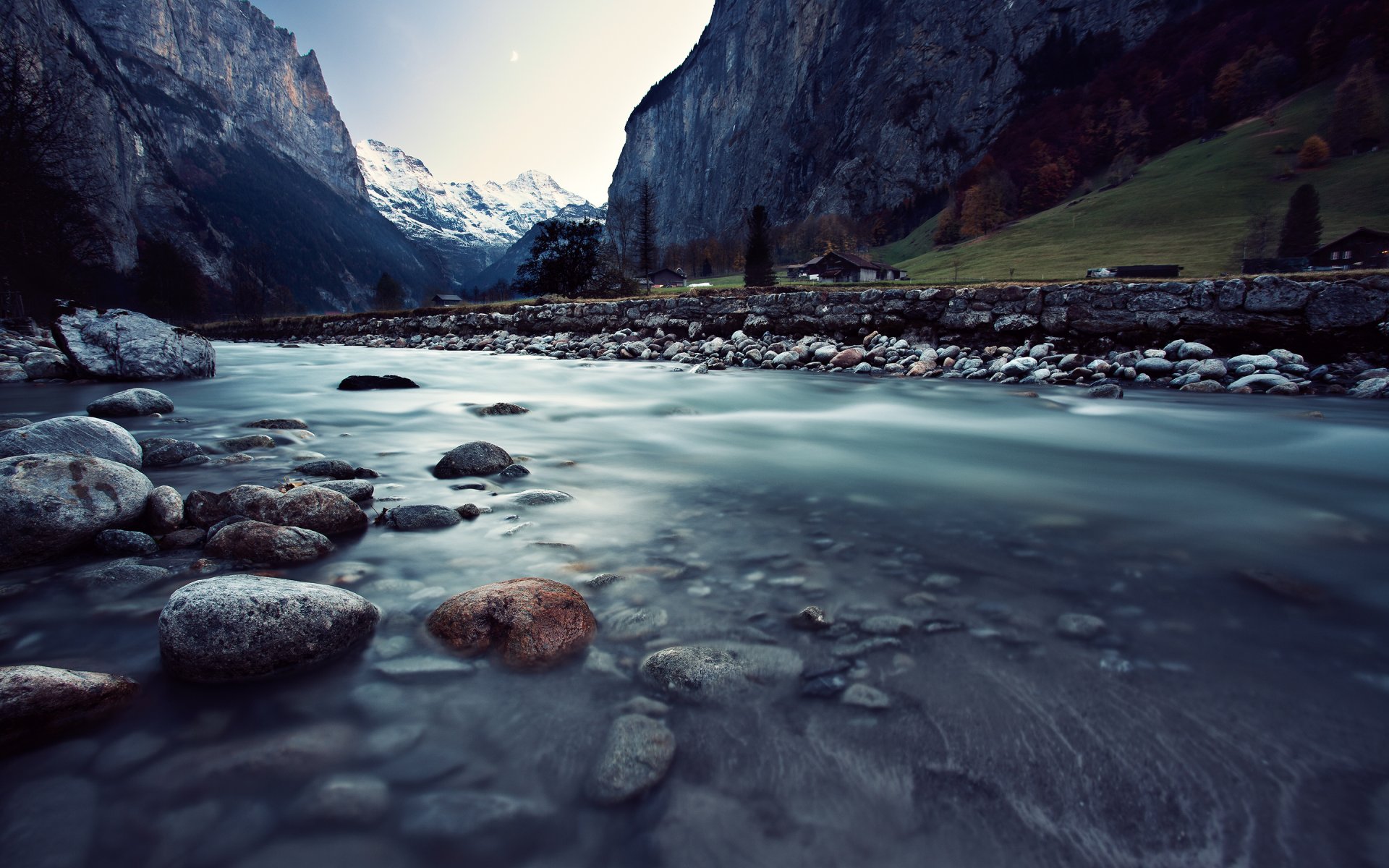 svizzera lauterbrunnen lauterbrunnen fiume montagne lodge