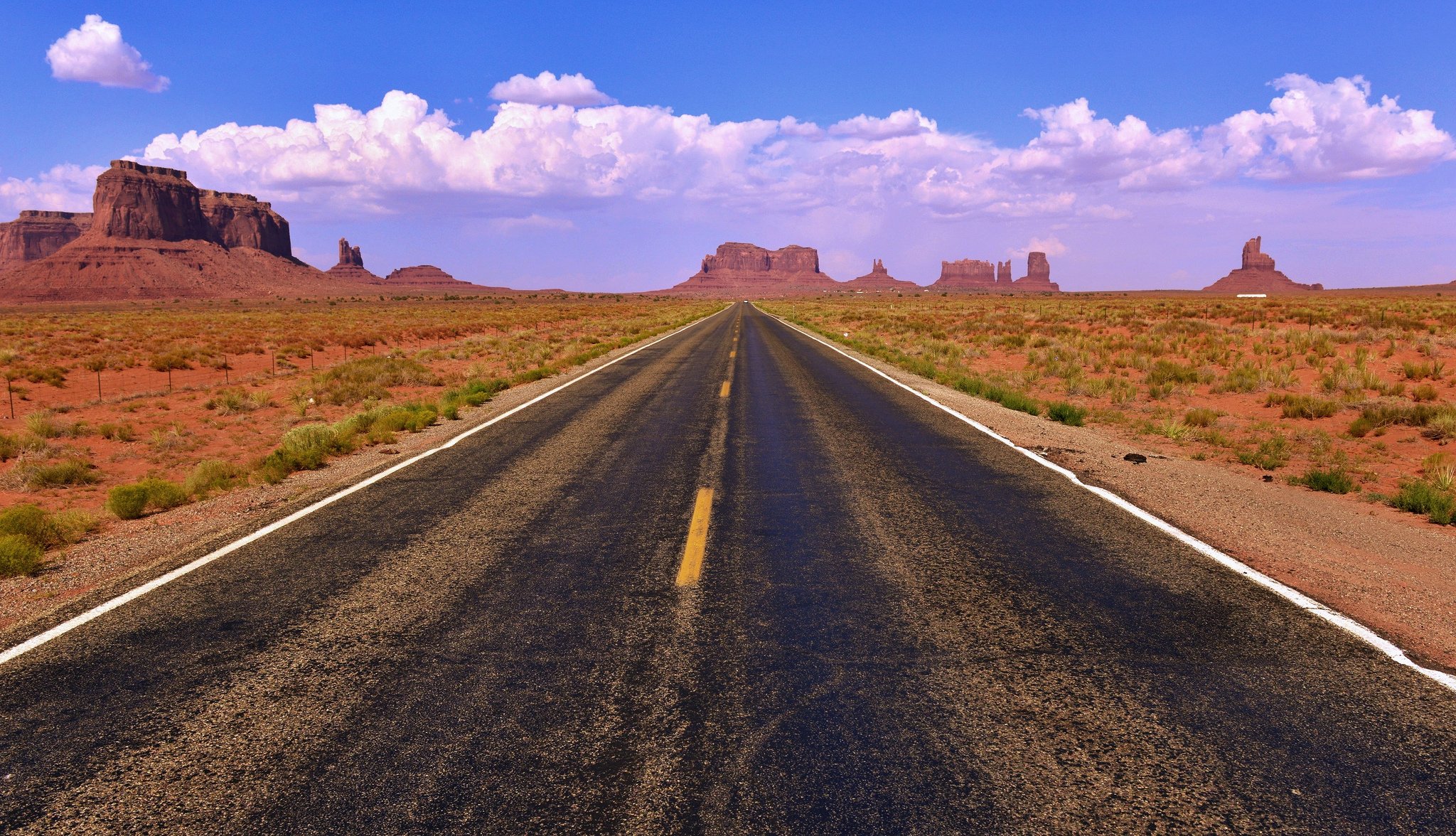 road rock summer landscape