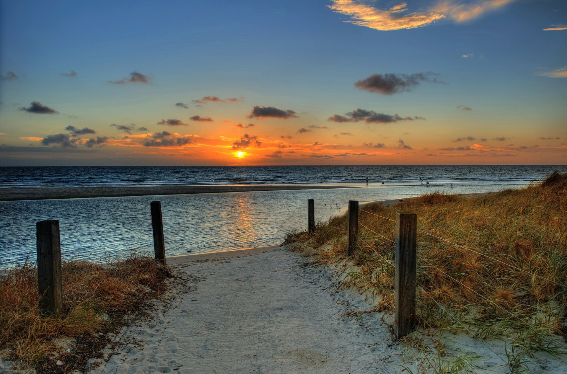 nature landscape sky sunset beach sea ocean sun sand dawn