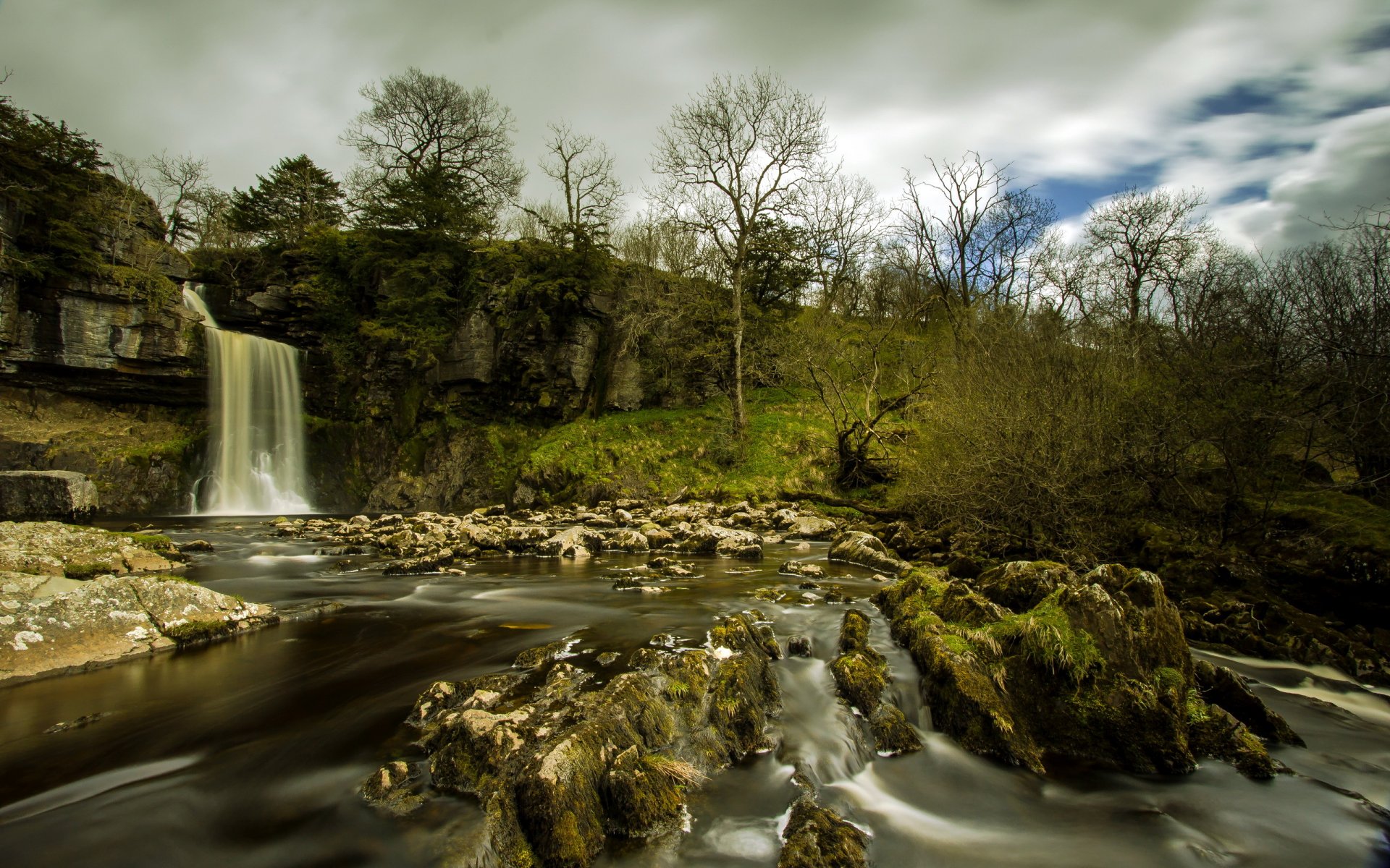 fluss wasserfall natur landschaft