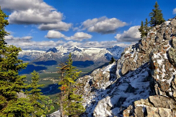 Paysage incroyable du parc National Banff