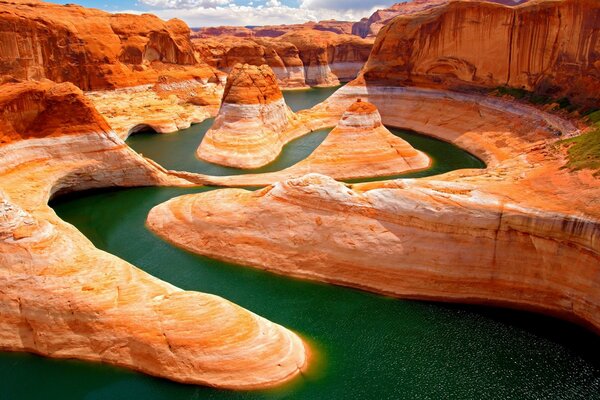 Impresionantes vistas de los acantilados del gran Cañón